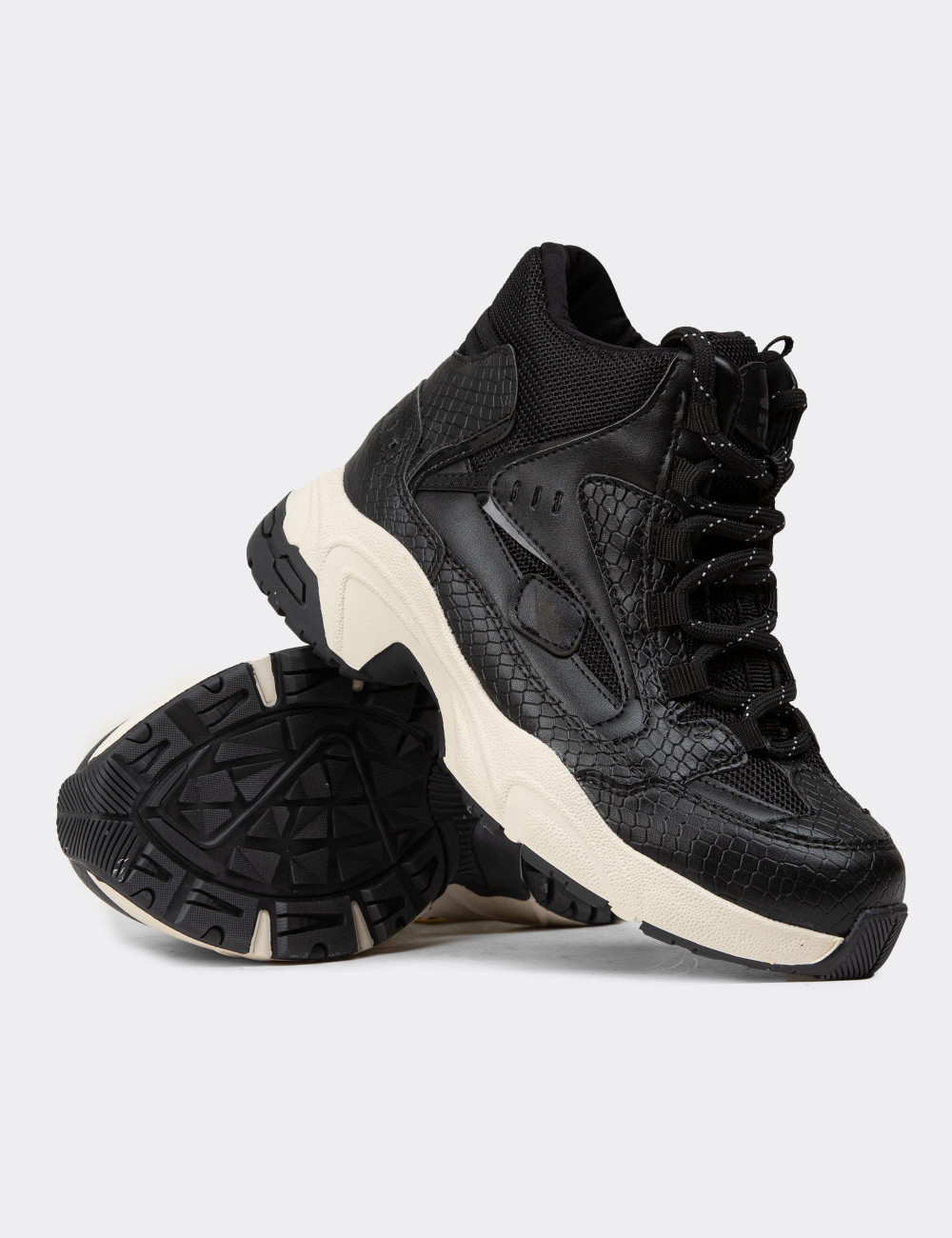 Kadın Siyah Sneaker Bot - 34150ZSYHC01