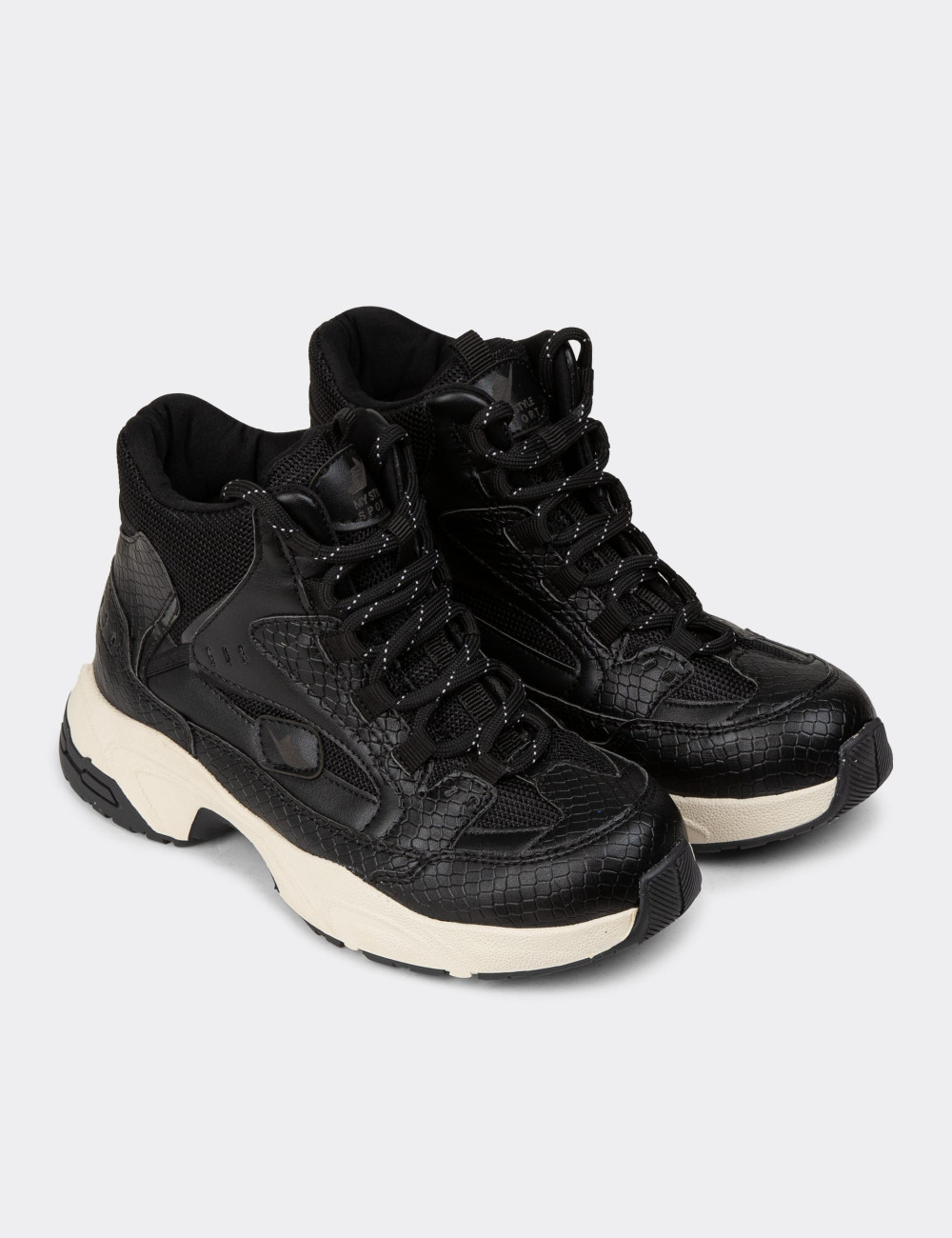 Kadın Siyah Sneaker Bot - 34150ZSYHC01