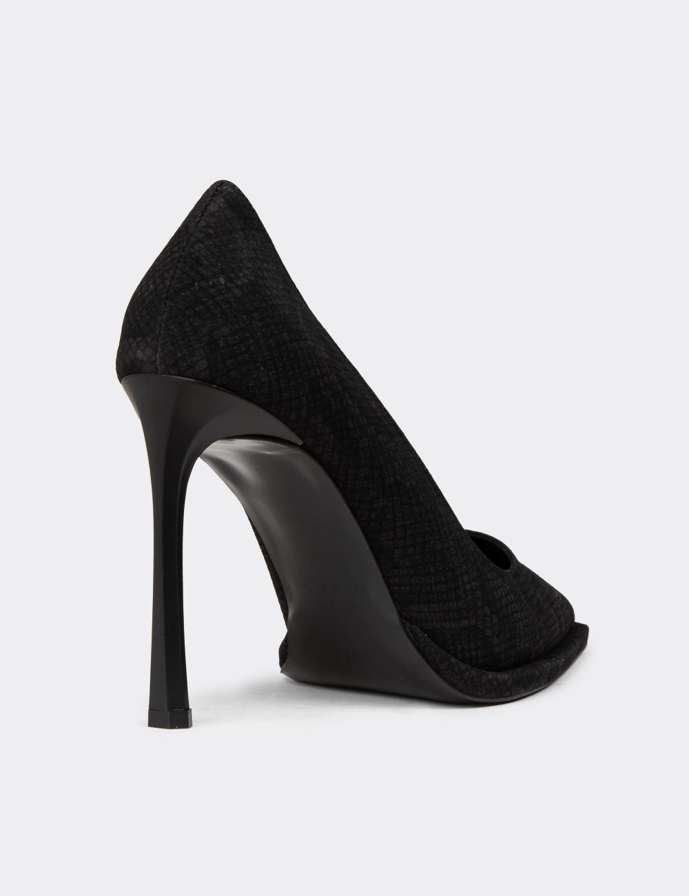 Kadın Siyah Stiletto Topuklu Ayakkabı - K1251ZSYHC01