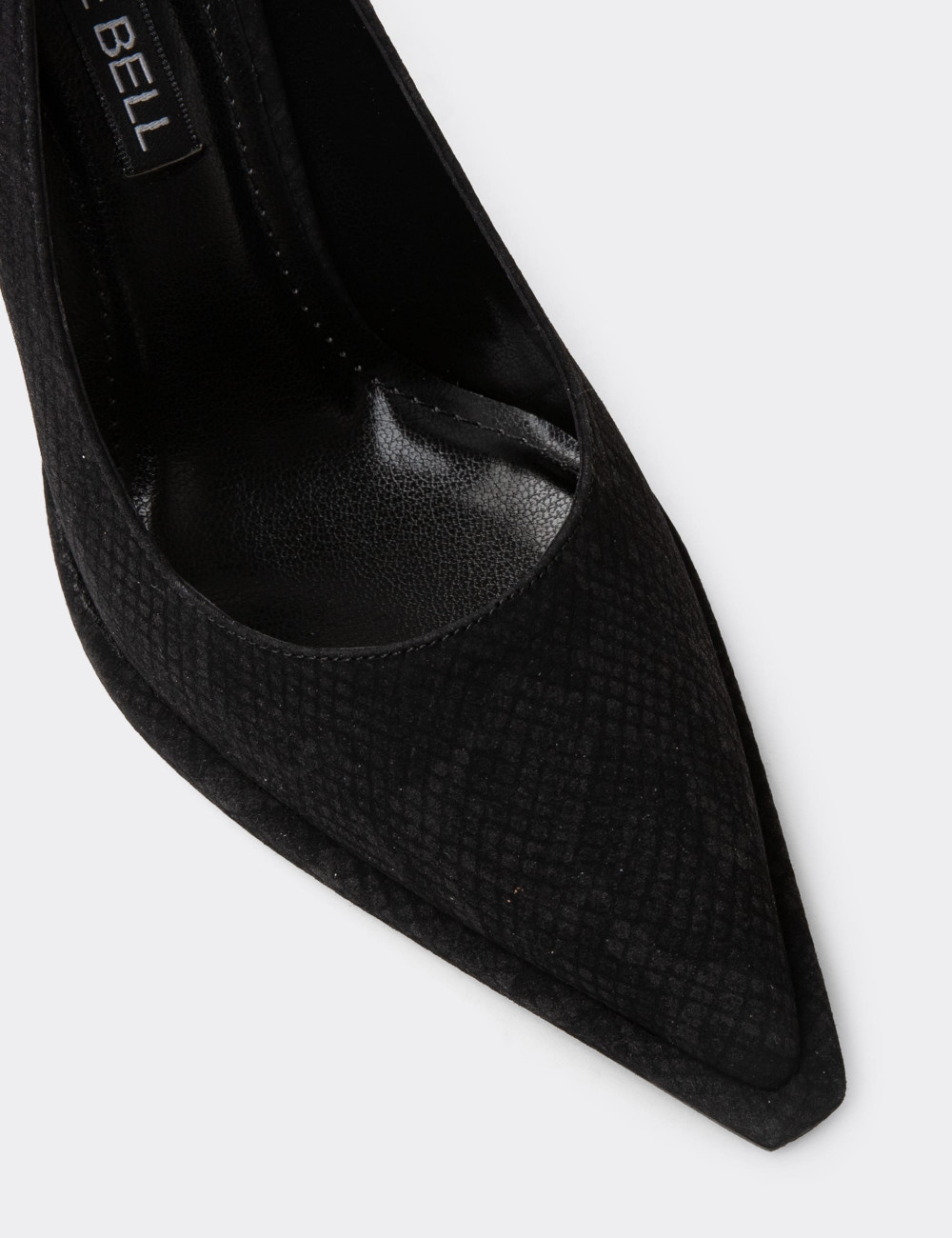 Kadın Siyah Stiletto Topuklu Ayakkabı - K1251ZSYHC01