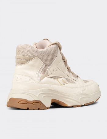 Kadın Bej Sneaker Bot - 34150ZBEJC01