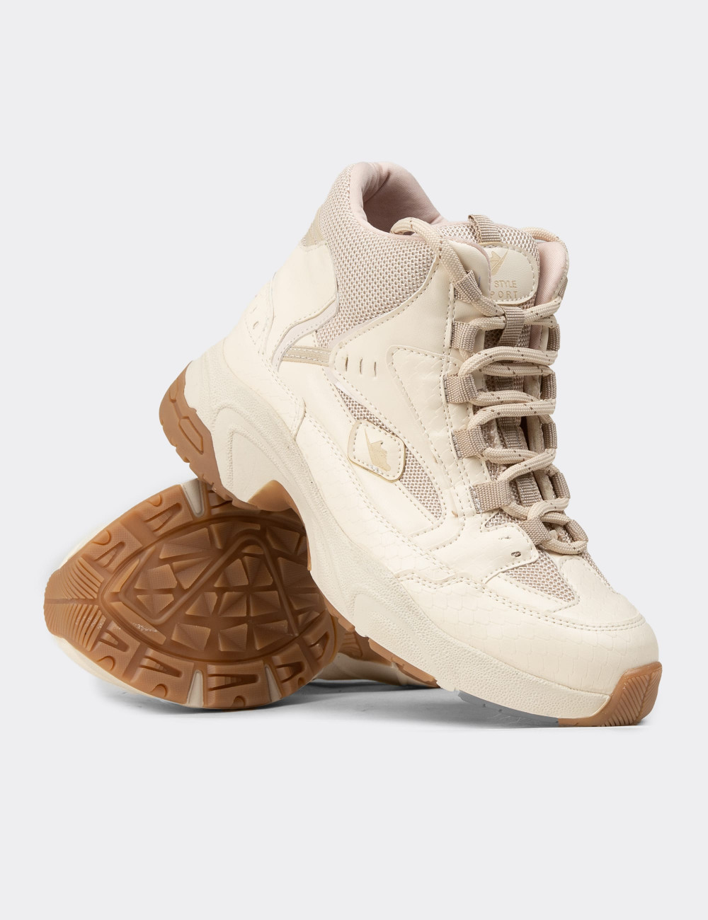 Kadın Bej Sneaker Bot - 34150ZBEJC01