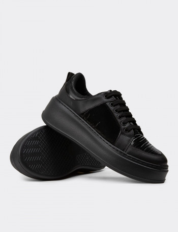 Kadın Siyah Sneaker Ayakkabı - CE491ZSYHC01