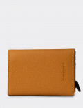 Hakiki Deri Hardal Mekanizmalı Dikey Erkek Cüzdanı