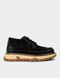 Erkek Hakiki Nubuk Siyah Bot