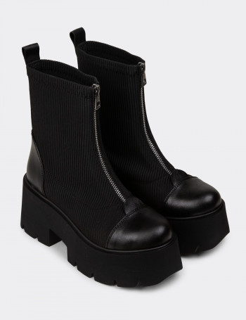 Kadın Siyah Streç Bot - K6060ZSYHE01