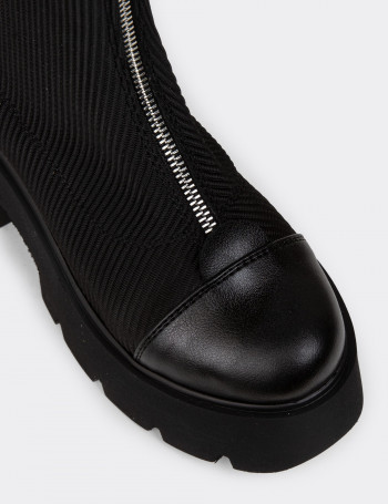 Kadın Siyah Streç Bot - K6060ZSYHE01