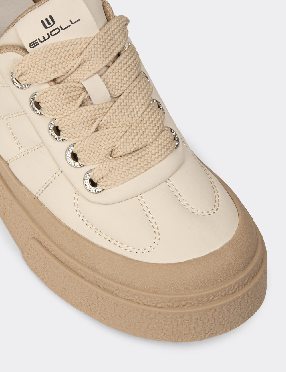 Kadın Bej Sneakers Ayakkabı - E8020ZBEJC01