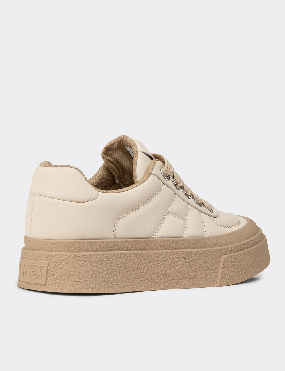 Kadın Bej Sneakers Ayakkabı - E8020ZBEJC01