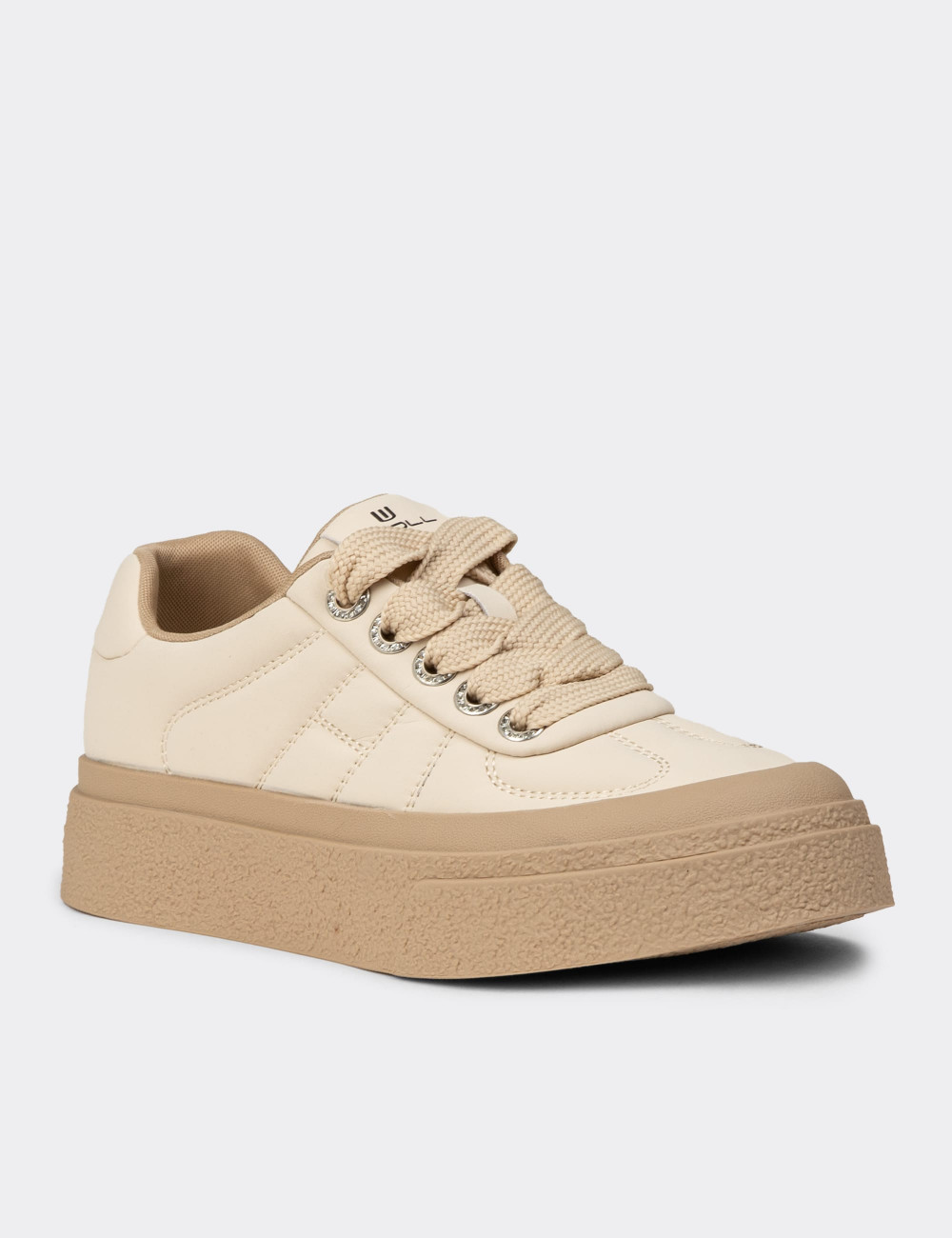 Kadın Bej Sneakers Ayakkabı - E8020ZBEJC01