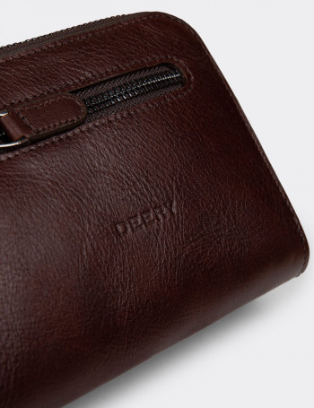 Hakiki Deri Kahverengi Erkek Çanta Çantası - 08404MKHVY01