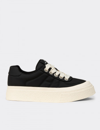 Kadın Siyah Sneaker Ayakkabı