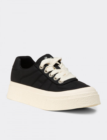 Kadın Siyah Sneaker Ayakkabı