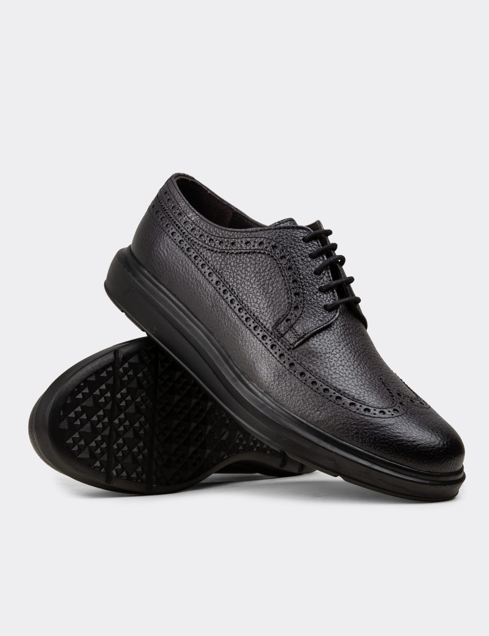 Hakiki Deri Gri Comfort Günlük Erkek Ayakkabı - 01293MGRIP03 Hakiki Deri Gri Comfort Günlük Erkek Ayakkabı - 01293MGRIP03