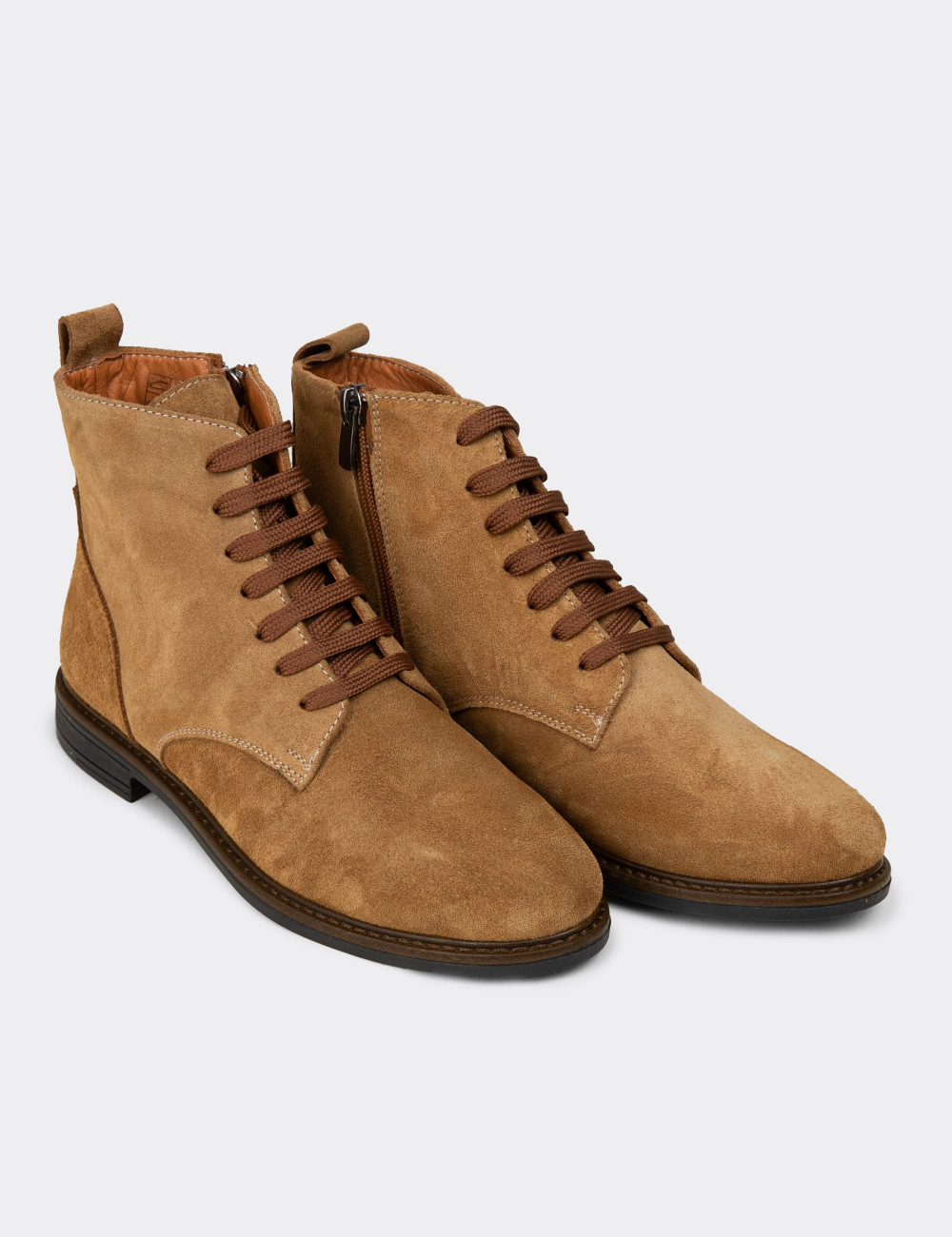 Kadın Hakiki Süet Taba Renk Bot - N0118ZTBAC01 Kadın Hakiki Süet Taba Renk Bot - N0118ZTBAC01