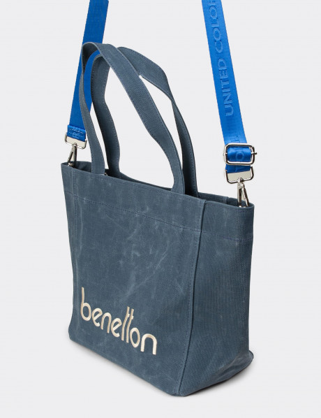 Benetton Lacivert Kadın Omuz Çantası