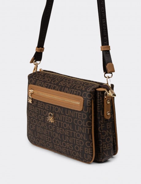 Benetton Kahverengi Kadın Omuz Çantası