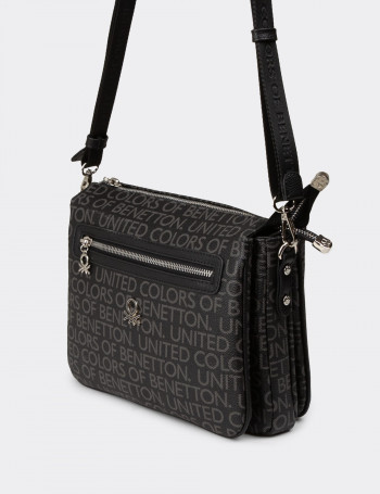 Benetton Siyah Kadın Omuz Çantası