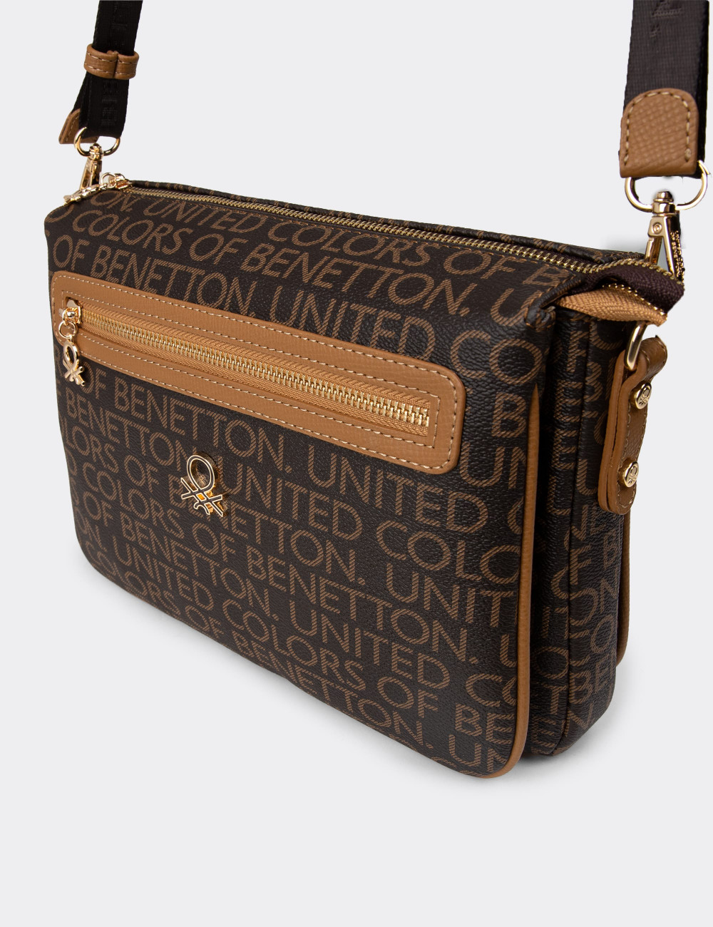 Benetton Kahverengi Kadın Omuz Çantası - B1637ZKHVY01