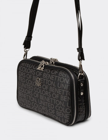 Benetton Siyah Kadın Omuz Çantası