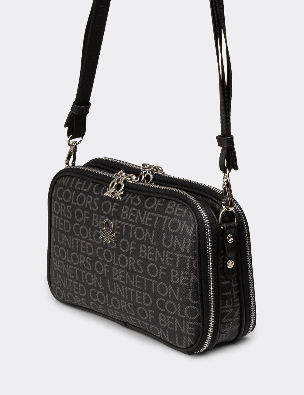 Benetton Siyah Kadın Omuz Çantası - B1638ZSYHY01 Benetton Siyah Kadın Omuz Çantası - B1638ZSYHY01