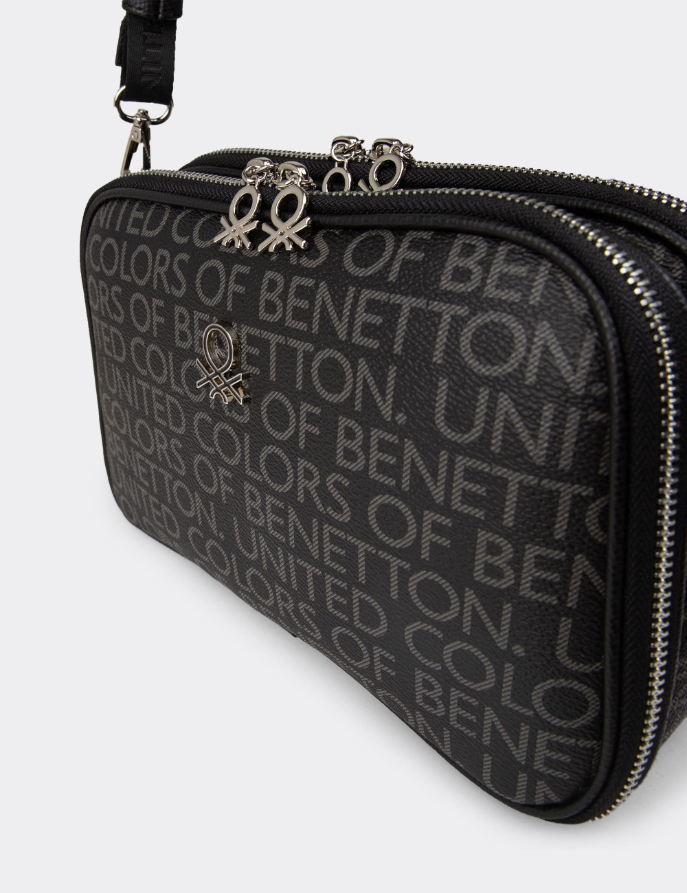 Benetton Siyah Kadın Omuz Çantası - B1638ZSYHY01 Benetton Siyah Kadın Omuz Çantası - B1638ZSYHY01