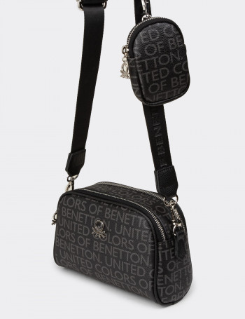 Benetton Siyah Kadın Omuz Çantası