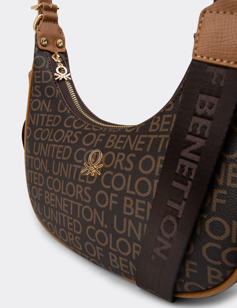 Benetton Kahverengi Kadın Omuz Çantası - B1641ZKHVY02 Benetton Kahverengi Kadın Omuz Çantası - B1641ZKHVY02