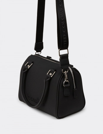 Benetton Siyah Kadın El Çantası