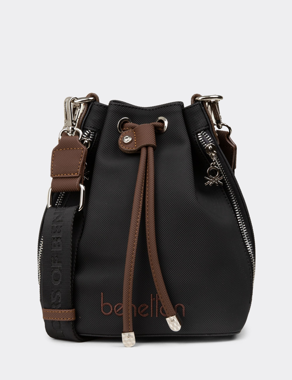 Benetton Siyah Kadın Kol Çantası - B1650ZSYHY01 Benetton Siyah Kadın Kol Çantası - B1650ZSYHY01