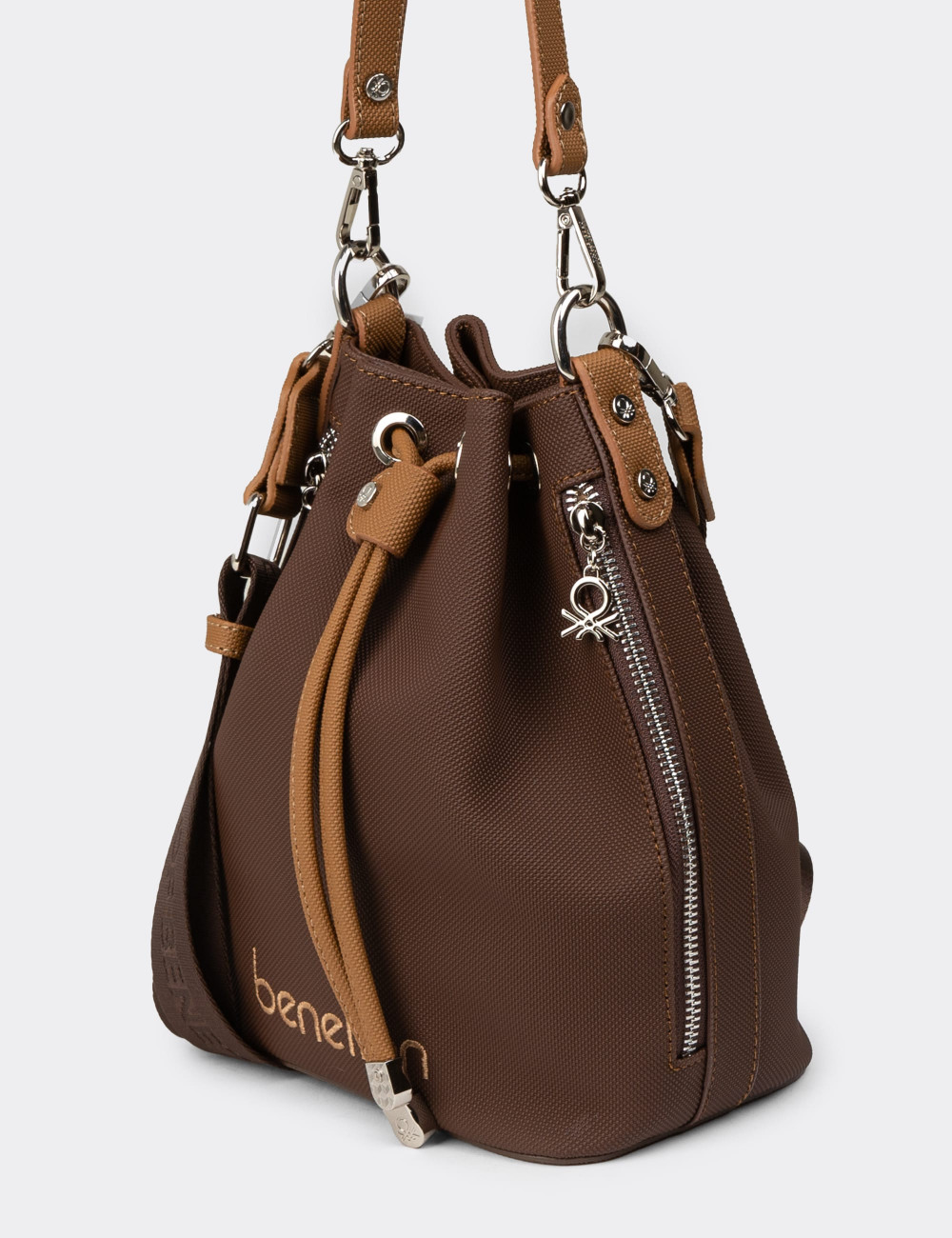Benetton Kahverengi Kadın Kol Çantası - B1650ZKHVY01 Benetton Kahverengi Kadın Kol Çantası - B1650ZKHVY01