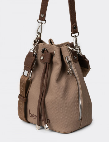 Benetton Vizon Rengi Kadın Kol Çantası - B1650ZVZNY01