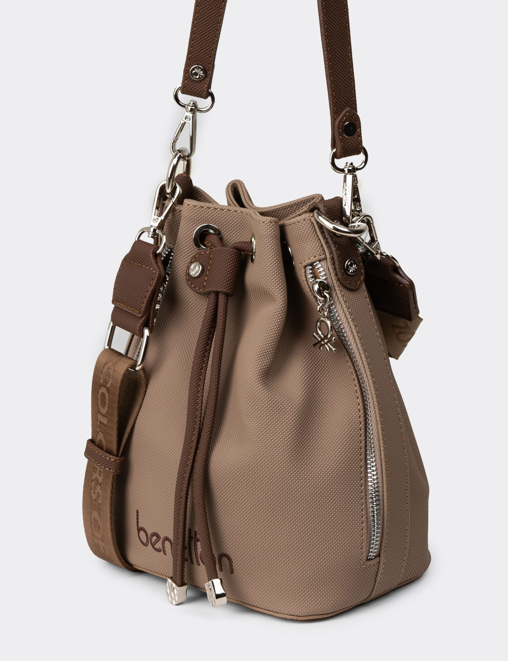 Benetton Vizon Rengi Kadın Kol Çantası - B1650ZVZNY01