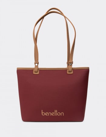 Benetton Bordo Kadın Omuz Çantası - B1655ZBRDY01