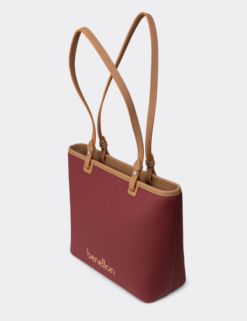 Benetton Bordo Kadın Omuz Çantası - B1655ZBRDY01