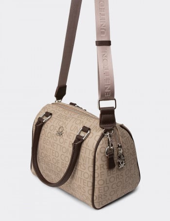 Benetton Vizon Rengi Kadın El Çantası