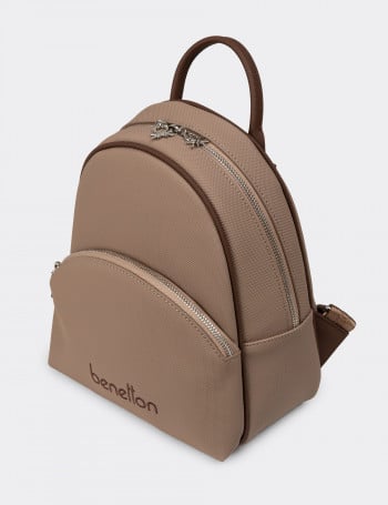 Benetton Vizon Rengi Kadın Sırt Çantası