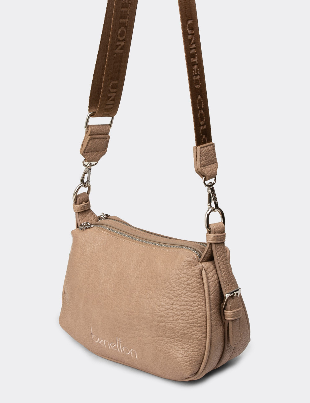 Benetton Vizon Rengi Kadın Omuz Çantası - B1679ZVZNY01