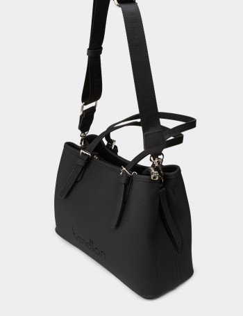 Benetton Siyah Kadın Omuz Çantası