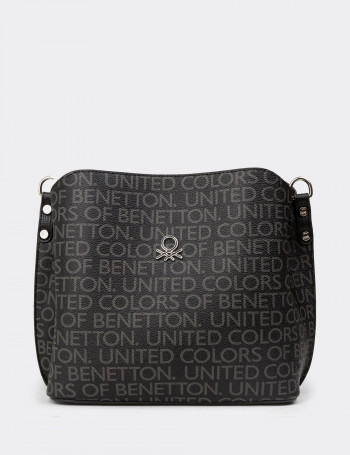 Benetton Siyah Kadın Omuz Çantası