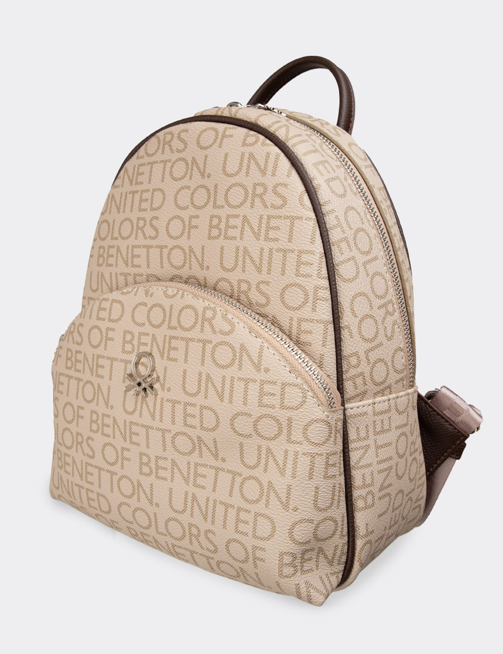 Benetton Vizon Rengi Kadın Sırt Çantası - B1698ZVZNY01 Benetton Vizon Rengi Kadın Sırt Çantası - B1698ZVZNY01