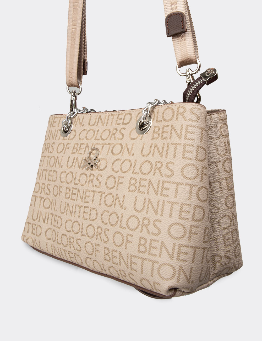 Benetton Vizon Rengi Kadın El Çantası - B1701ZVZNY01