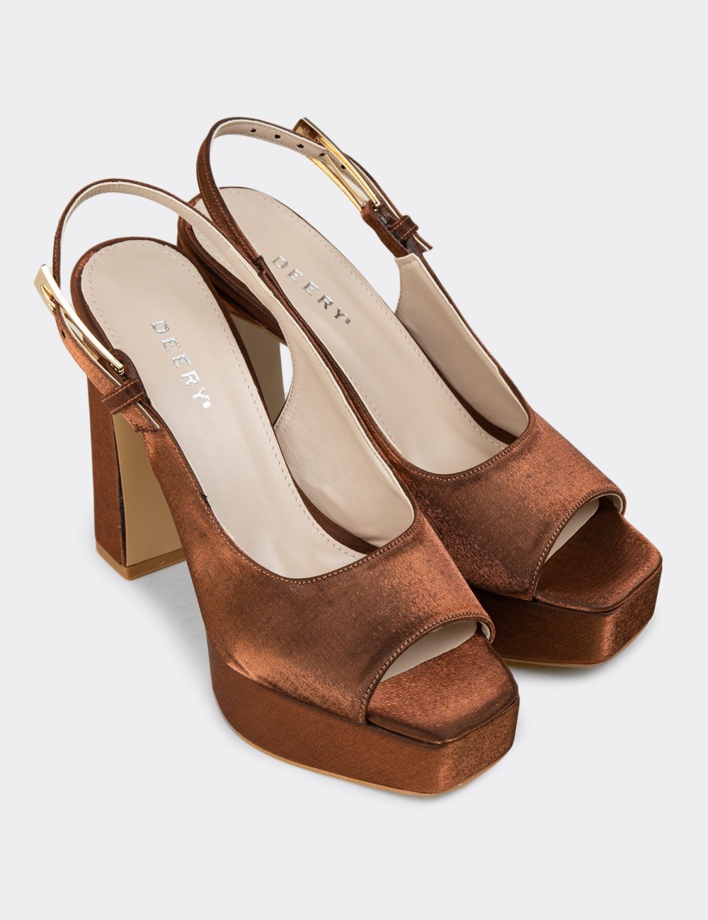 Kadın Kahverengi Abiye Ayakkabı - SM229ZKHVM01