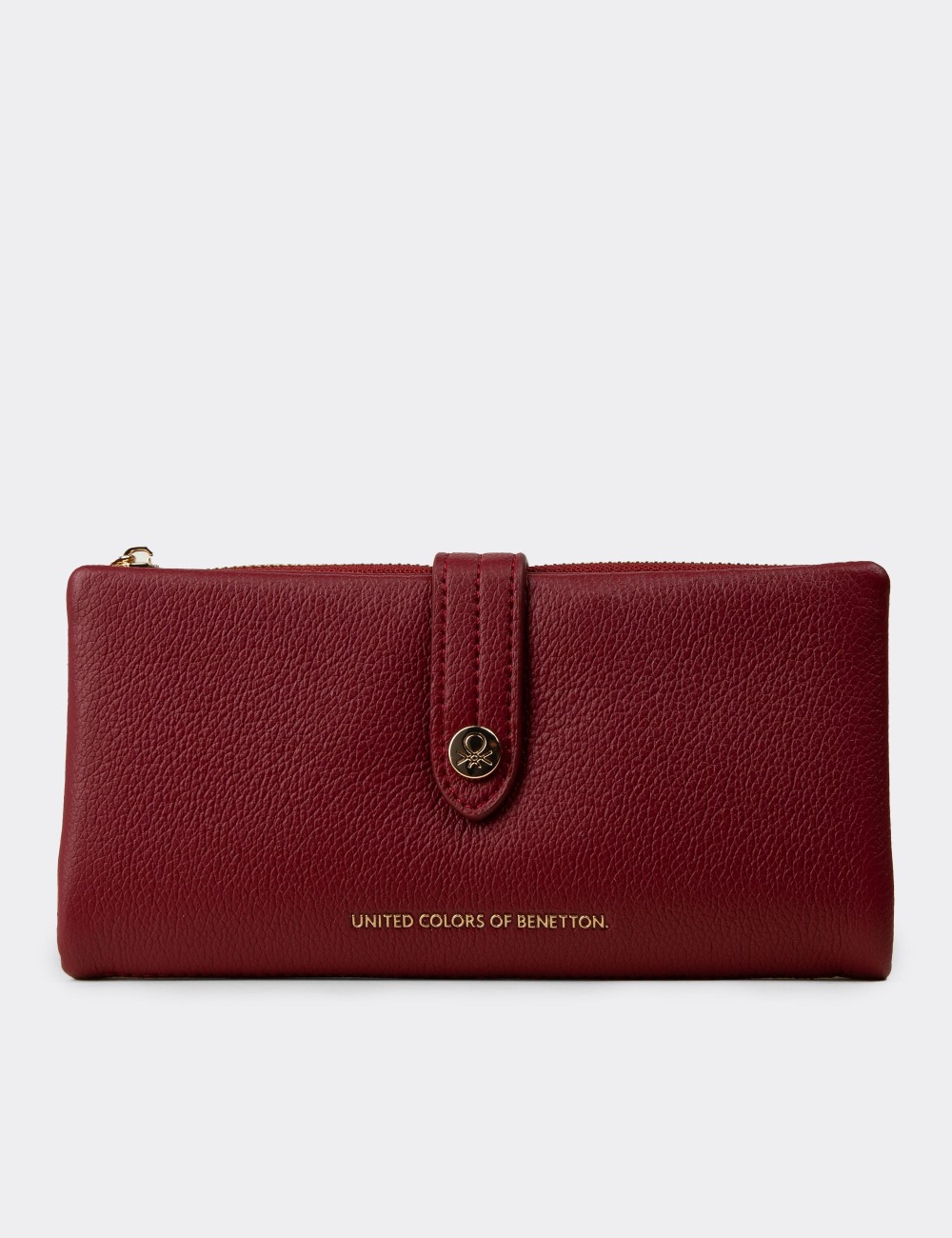 Kadın Bordo Yatay Cüzdan - Benetton - B1631ZBRDZ01