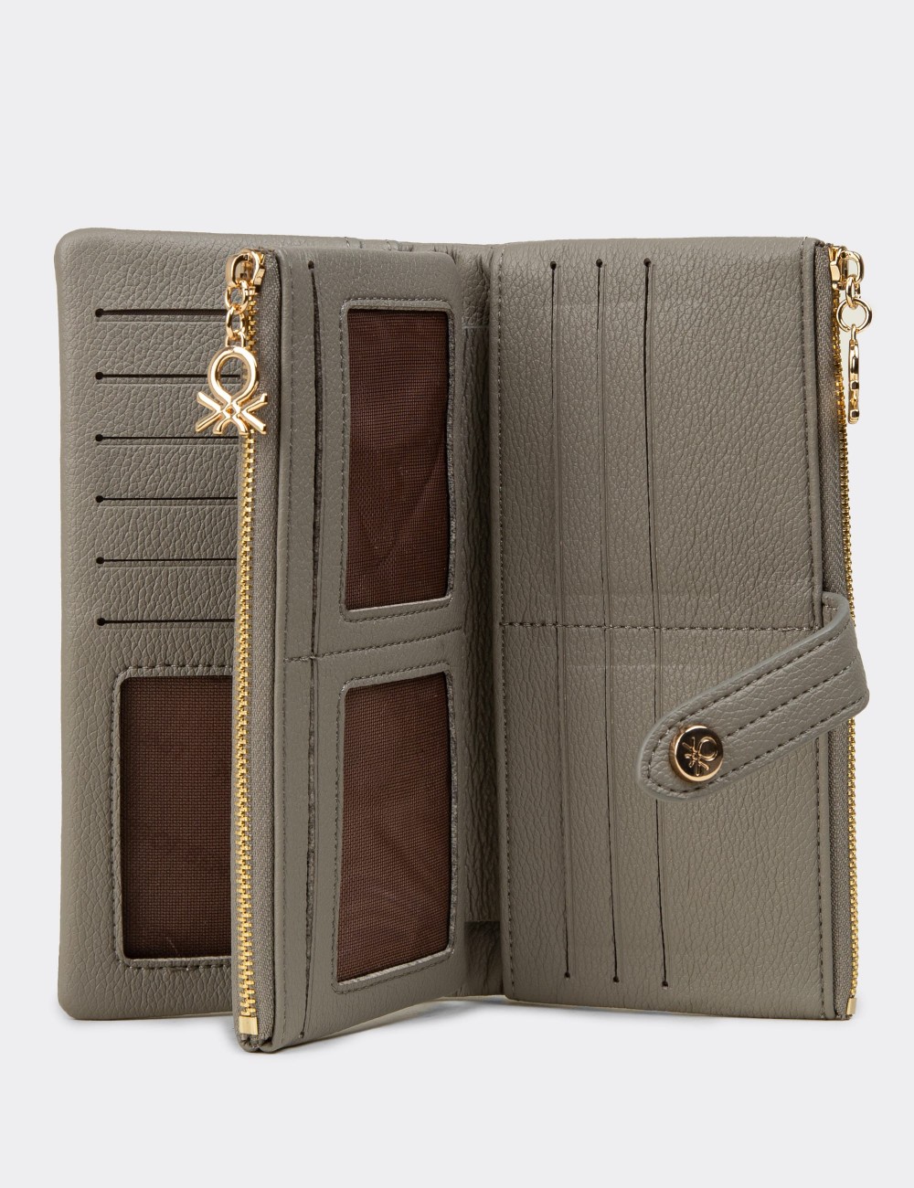 Kadın Vizon Rengi Yatay Cüzdan - Benetton - B1631ZVZNZ01