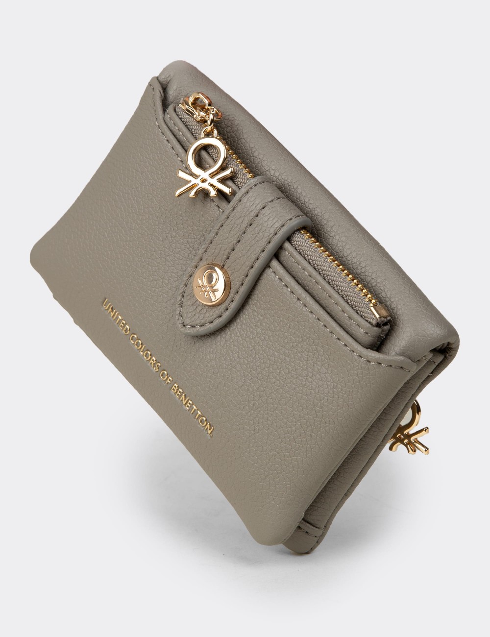 Benetton Vizon Rengi Yatay Kadın Cüzdanı - B1632ZVZNZ01