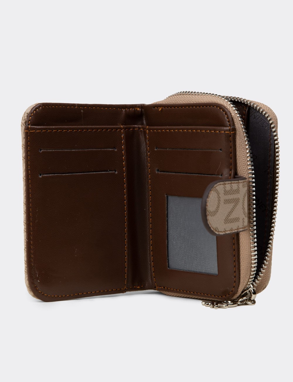 Benetton Vizon Rengi Yatay Kadın Cüzdanı - B1659ZVZNZ01