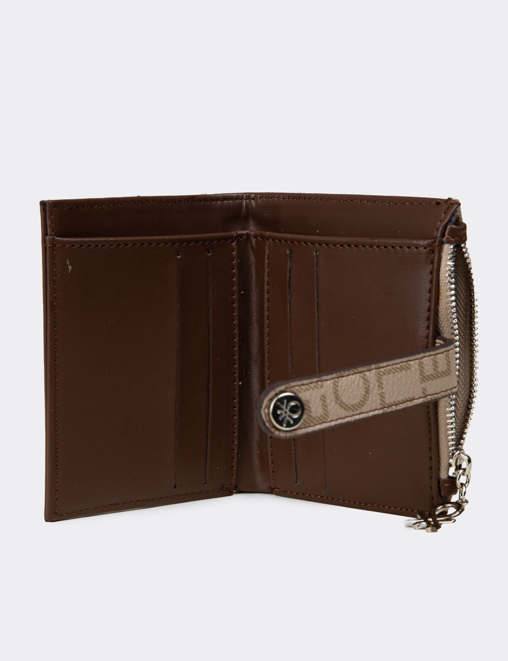 Benetton Vizon Rengi Yatay Kadın Cüzdanı - B1660ZVZNZ01