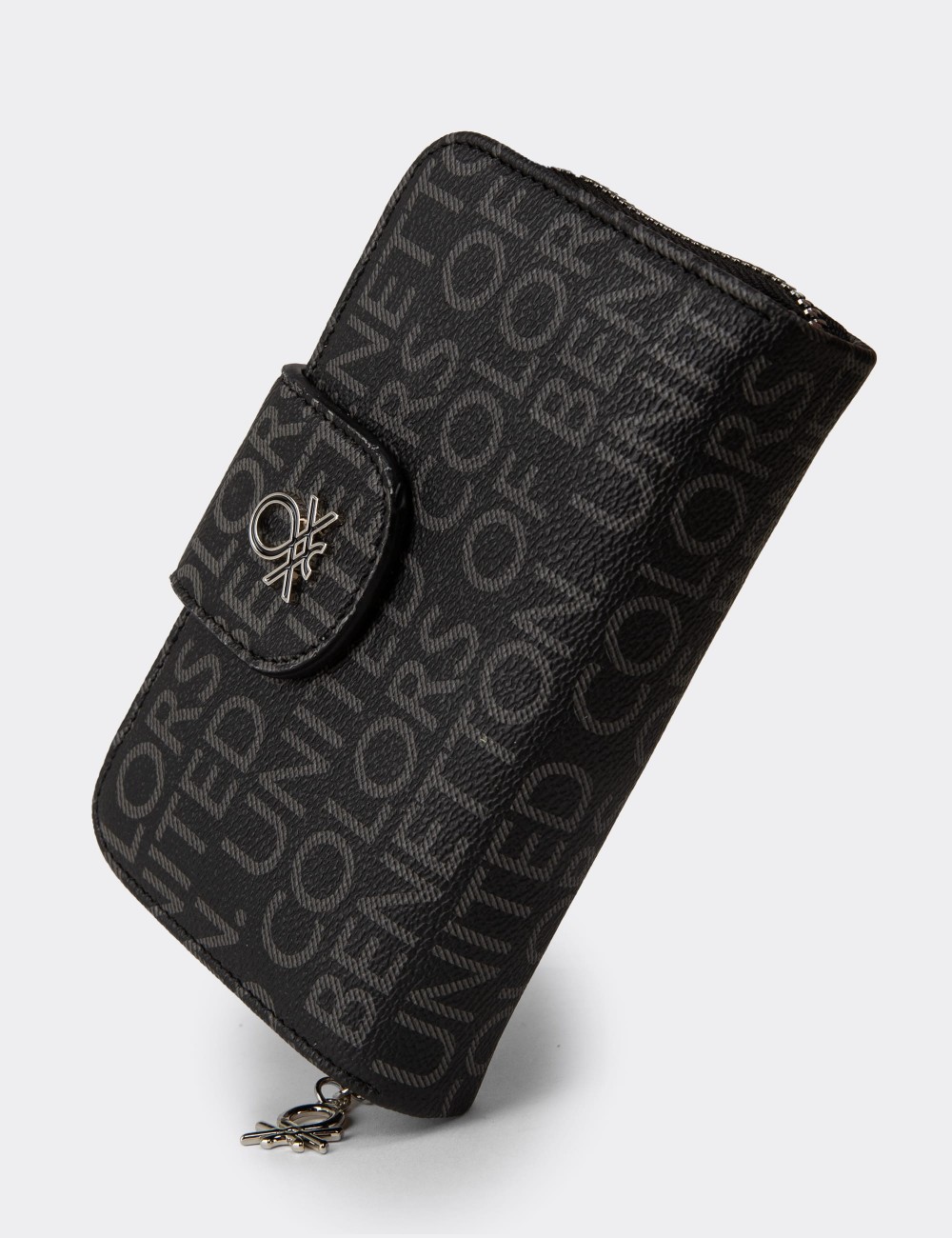 Siyah Yatay Kadın Cüzdanı - Benetton - B1661ZSYHZ01