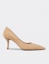Deery Stiletto Deery Süet Sivri Kadın Bej Burun
